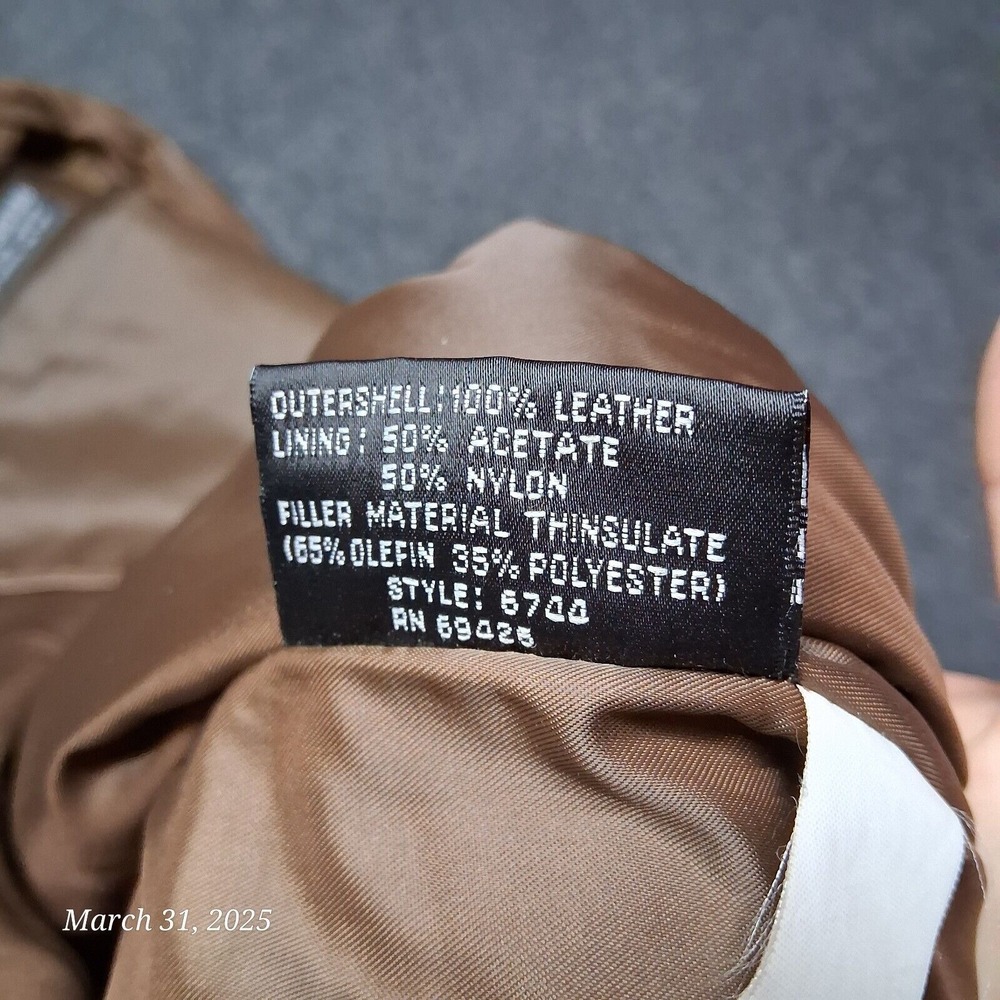 Vintage Wilsons Leather Adventure Bound Jacket Men Size XL  Boxy Aviator‎ - Picture 9 of 9